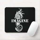 Stellen Sie sich Fantasy Dragon Tattoo Style vor Mousepad (Mit Mouse)