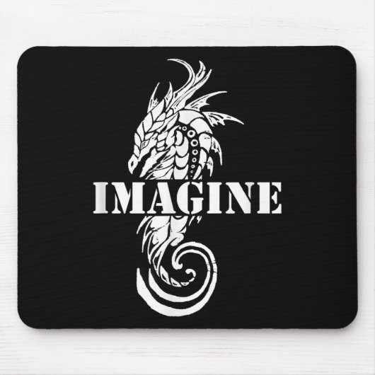 Stellen Sie sich Fantasy Dragon Tattoo Style vor Mousepad (Vorne)