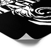 Stellen Sie sich Fantasy Dragon Tattoo Style vor Poster (Ecke)