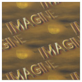 Stellen Sie sich Fantasy Moon Inspiration Muster v Stoff (Nahaufnahme)