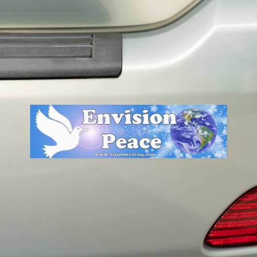 Stellen Sie sich Frieden vor Autoaufkleber (Auf Auto)