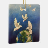 Stellen Sie sich Frieden vor Keramikornament (Rechts)