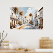 Stellen Sie sich friedliche, himmlische Orte 2 vor Poster (Küche)