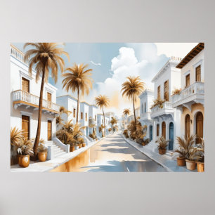 Stellen Sie sich friedliche, himmlische Orte 2 vor Poster