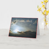 STELLEN SIE SICH - GRUSS-KARTE VOR KARTE (Gelbe Blume)