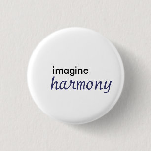 stellen Sie sich, Harmonie vor Button