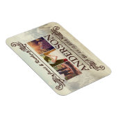 Stellen Sie sich Ihr eigenes Angesagtes Retro-Inst Magnet (Rechte Seite)