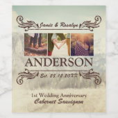 Stellen Sie sich Ihr eigenes Angesagtes Retro-Inst Weinetikett (Einzelnes Label)