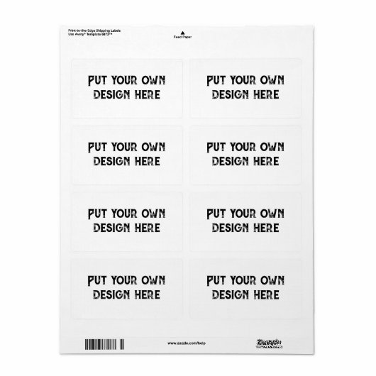 Stellen Sie sich Ihr eigenes Design vor (Vorne)