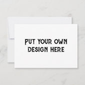 Stellen Sie sich Ihr eigenes Design vor Dankeskarte (Vorderseite)