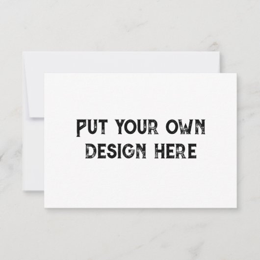 Stellen Sie sich Ihr eigenes Design vor Dankeskarte (Vorderseite)