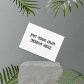 Stellen Sie sich Ihr eigenes Design vor Dankeskarte