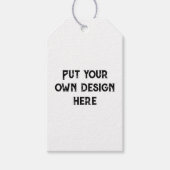 Stellen Sie sich Ihr eigenes Design vor Geschenkanhänger (Vorderseite)