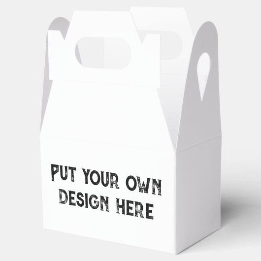 Stellen Sie sich Ihr eigenes Design vor Geschenkschachtel (Geöffnet)