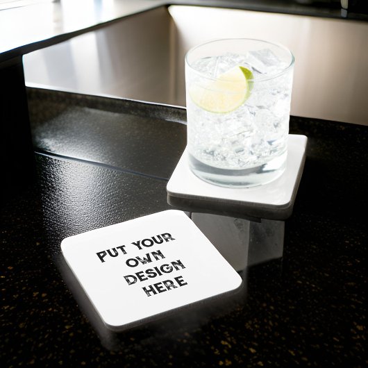 Stellen Sie sich Ihr eigenes Design vor Getränkeuntersetzer