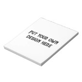 Stellen Sie sich Ihr eigenes Design vor Notizblock (Rotiert)