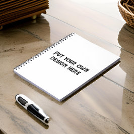 Stellen Sie sich Ihr eigenes Design vor Notizblock