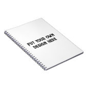 Stellen Sie sich Ihr eigenes Design vor Notizblock (Rechte Seite)