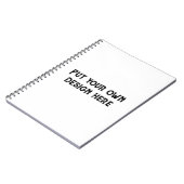 Stellen Sie sich Ihr eigenes Design vor Notizblock (Linke Seite)