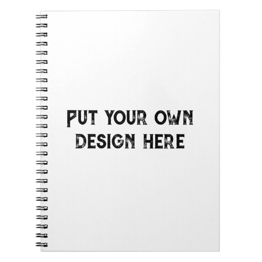 Stellen Sie sich Ihr eigenes Design vor Notizblock (Vorderseite)