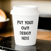Stellen Sie sich Ihr eigenes Design vor Pappbecher