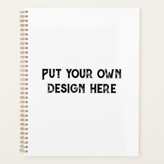 Stellen Sie sich Ihr eigenes Design vor Planer (Vorderseite)