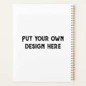 Stellen Sie sich Ihr eigenes Design vor Planer (Rückseite)