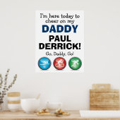 Stellen Sie sich Ihr Triathlon Race Day Poster ind (Küche)