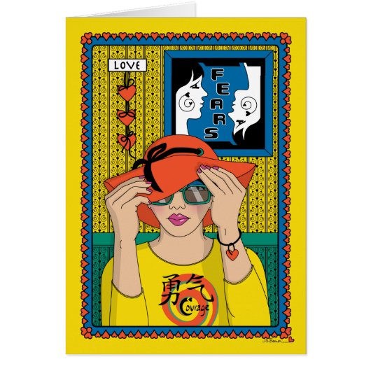 Stellen Sie sich Ihre Ängste_B_Grußkarte vor (Vorne)