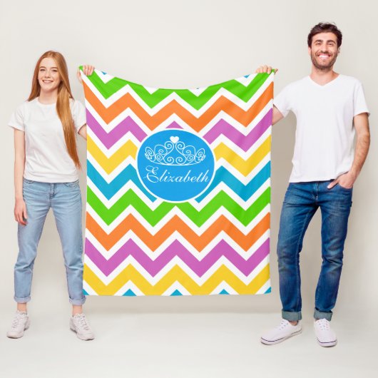 Stellen Sie sich Ihre eigene Prinzessin Tiara indi Fleecedecke (Beispiel)