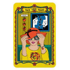 Stellen Sie sich Ihren Ängsten gegenüber_B_4x6 Küh Magnet