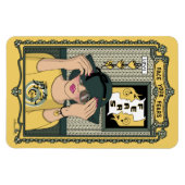 Stellen Sie sich Ihren Ängsten gegenüber_C_4x6 Küh Magnet (Horizontal)