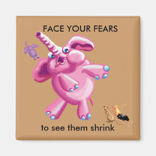 Stellen Sie sich Ihren Ängsten Magnet