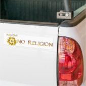 Stellen Sie sich keine Religion vor Autoaufkleber (Auf Lkw)