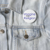 Stellen Sie sich keine Religion vor Button (Beispiel)