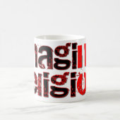Stellen Sie sich keine Religion vor Kaffeetasse (Mittel)