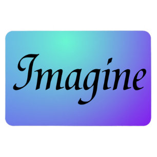 Stellen Sie sich lila Magneten vor Magnet