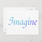 Stellen Sie sich Postkarte vor (Vorne/Hinten)