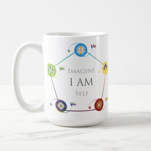 Stellen Sie sich SelbstTasse vor Kaffeetasse (Links)