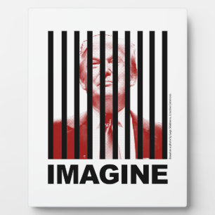 Stellen Sie sich Trump Behind Bars vor Fotoplatte
