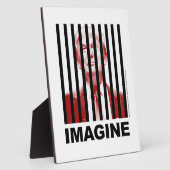 Stellen Sie sich Trump Behind Bars vor Fotoplatte (Seite)