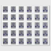 Stellen Sie sich Trump Behind Bars vor Geschenkpapier (Flach)