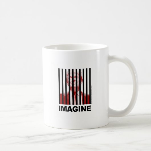 Stellen Sie sich Trump Behind Bars vor Kaffeetasse (Rechts)