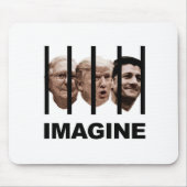 Stellen Sie sich Trump, McConnell und Ryan Behind Mousepad (Vorne)