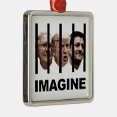 Stellen Sie sich Trump, McConnell und Ryan Behind Silbernes Ornament (Rechts)