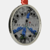 Stellen Sie sich Verzierung vor Ornament Aus Metall (Rechts)