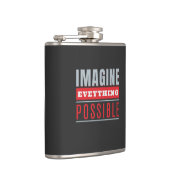 Stellen Sie sich vor, alles Mögliche Kostenanreize Flachmann (Rechts)