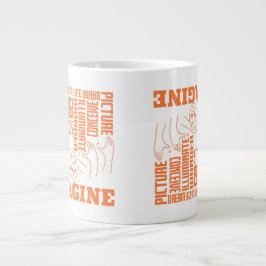 Stellen Sie sich vor - ASL Design Jumbo-Tasse
