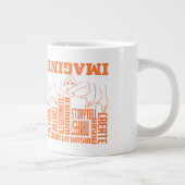 Stellen Sie sich vor - ASL Design Jumbo-Tasse (Rechts)