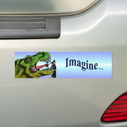 Stellen Sie sich… vor Autoaufkleber (Auf Auto)